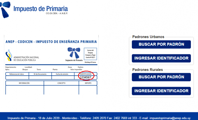 Cómo sacar el duplicado de factura del impuesto de Enseñanza Primaria en Uruguay