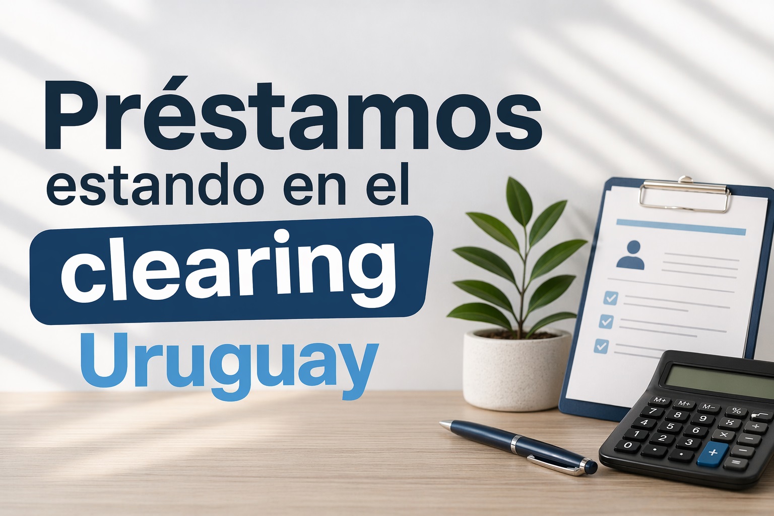 Préstamos estando en el clearing Uruguay